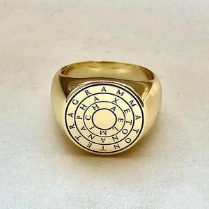 Alkemi Solomon magisk ring Goetia amulett häxkonst talisman