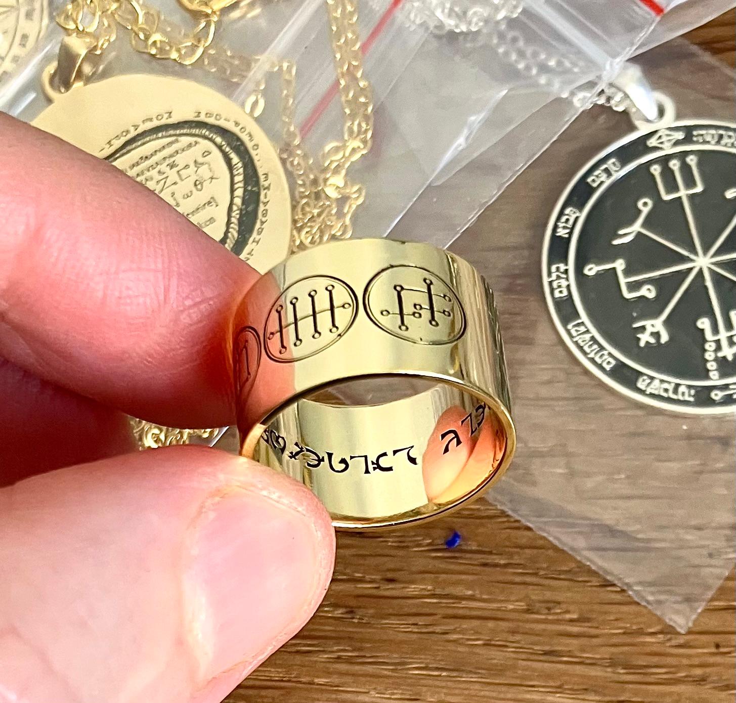 The Seven Archangels Ring, Angelic Protection Jewelry, Spiritual