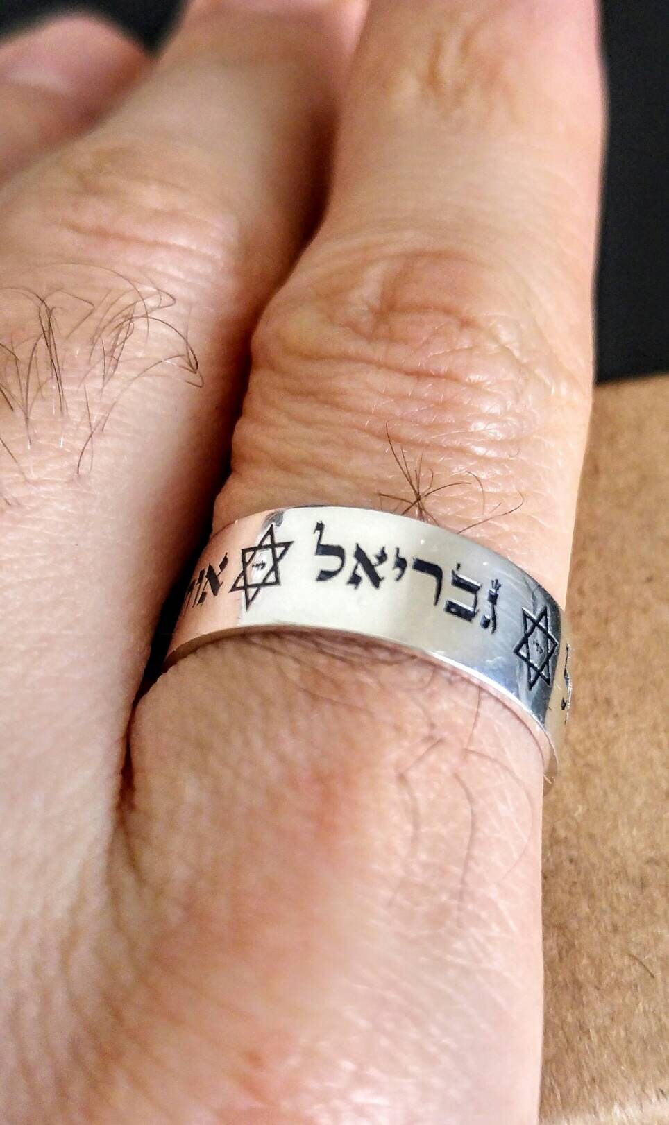 Witchcraft Archangels Ring Amulet Protection Talisman - Etsy