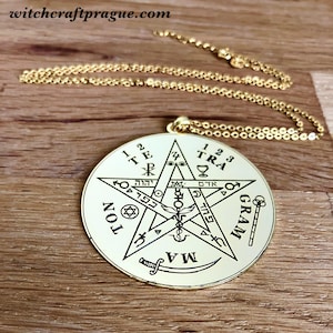 Alchemy Protection Tetragrammaton witchcraft amulet Goetia talisman lesser key