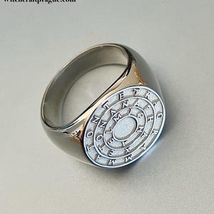 Seal of Solomon magic ring Goetia amulet witchcraft talisman for protection