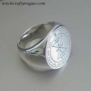 Witchcraft Third Pentacle of Venus ring Goetia amulet lesser key talisman
