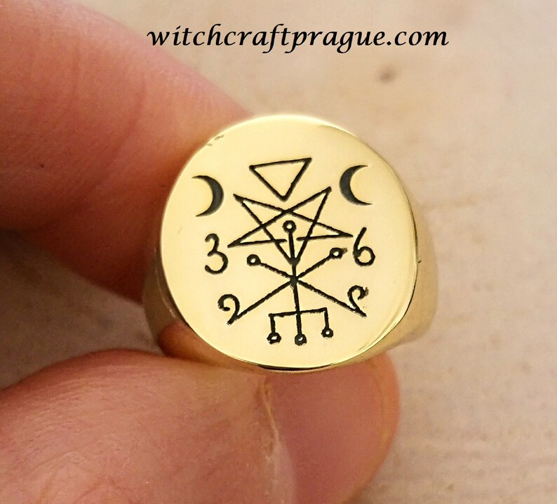 Alchemy Lilith Sigil Ring Goetia Seal Witchcraft Amulet Wicca - Etsy Canada
