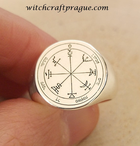 Magic Seal of Solomon. Seventh Pentacle of Mars. Amulet of Protection. Art  Print