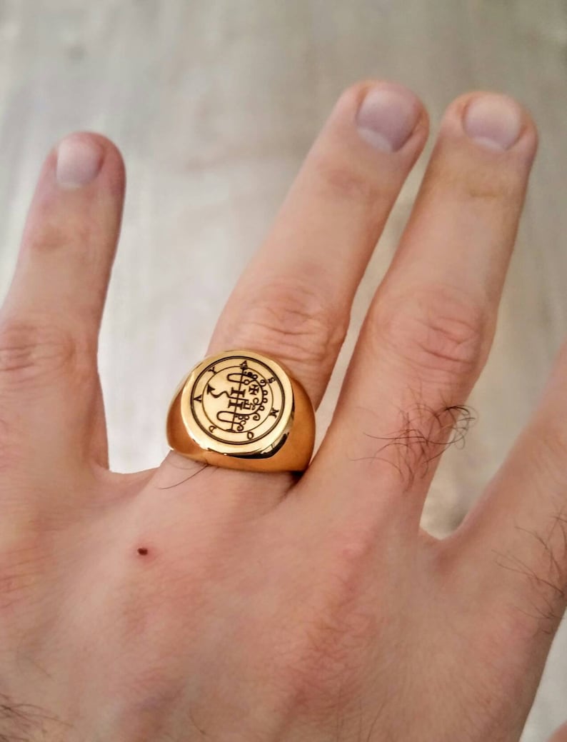 Witchcraft Goetia Asmodai Sigil Ring Amulet Wicca Talisman - Etsy