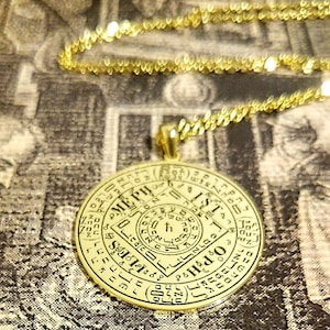 Witchcraft Mephistopheles seal necklace amulet demon talisman alchemy