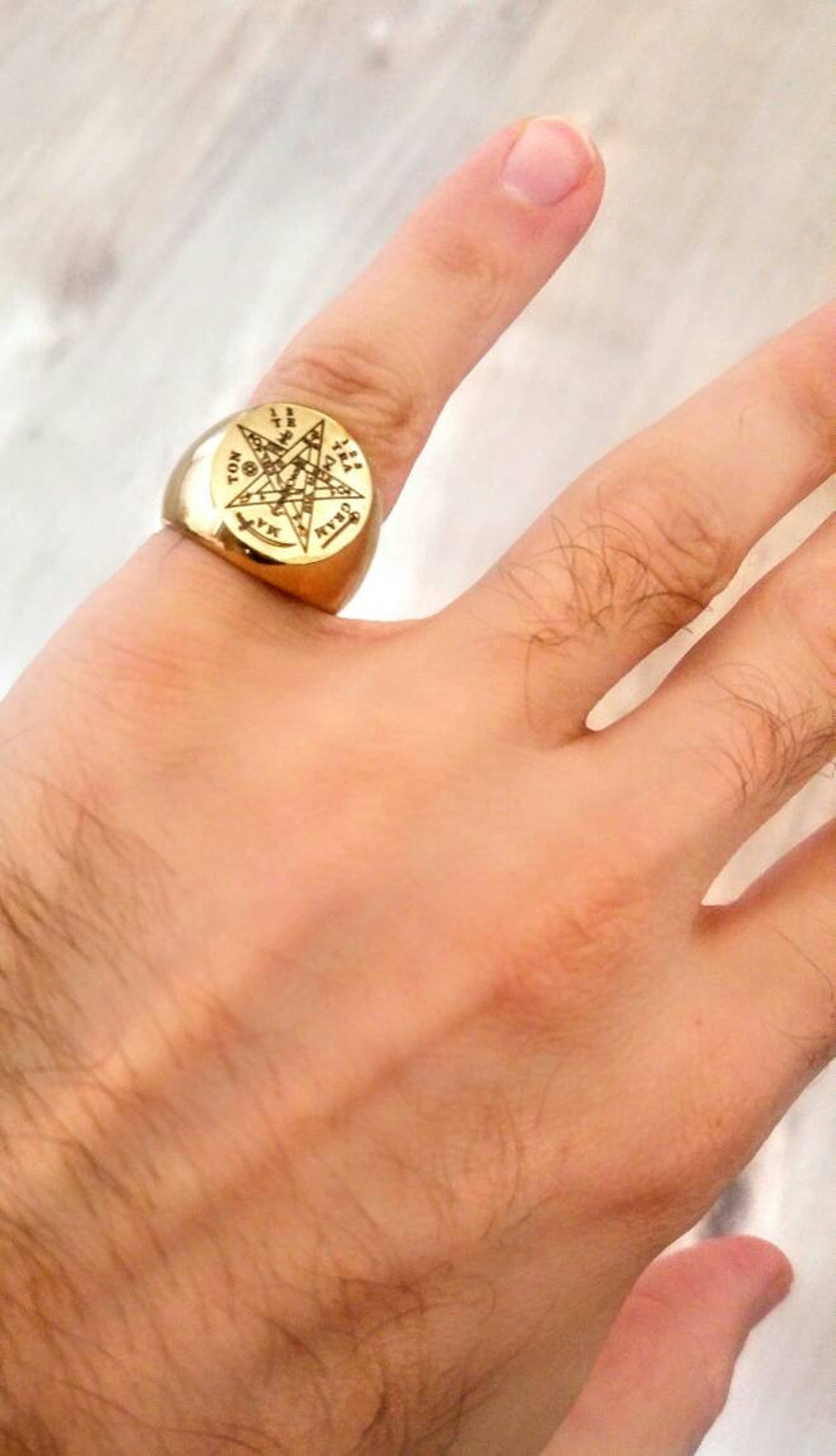 Alchemy Protection Ring Witchcraft Amulet Goetia Wicca - Etsy