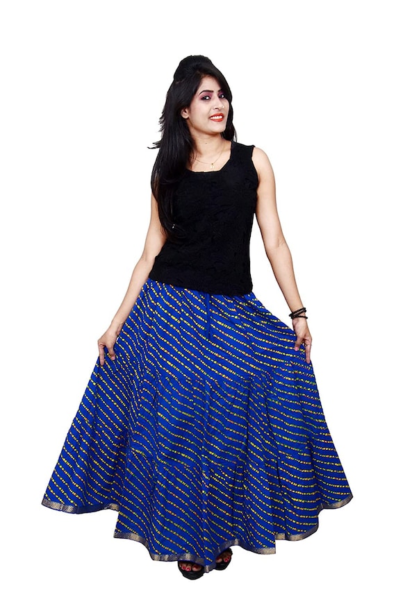 Buy Nandini Women Printed Maxi Skirt Womens GirlsMulticoloredLong Free Size at Amazonin #6 Buy Nandini Women Printed Maxi Skirt Womens GirlsMulticoloredLong Free Size at Amazonin