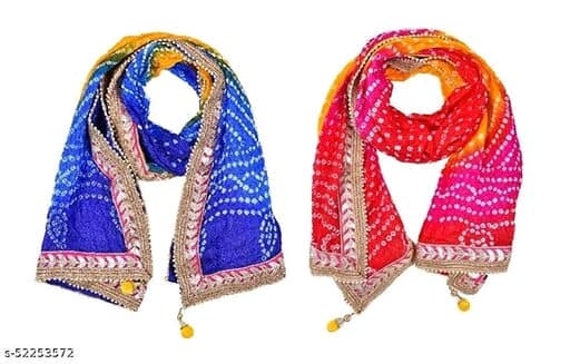 Rajasthani Scarf Women Dupatta Silk 