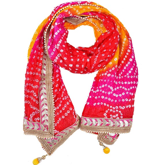 heavy gota patti dupatta