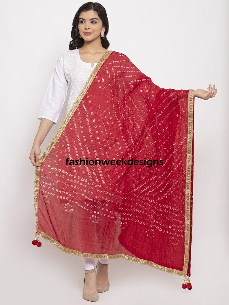 Jaipuri Rajasthani Women Silk Bandhani Bandhej suit lehengha Etsy