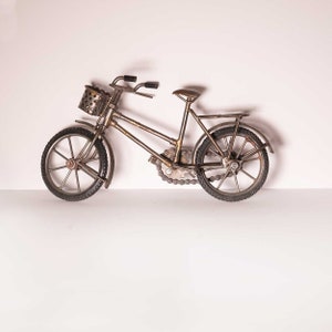 Hand Made Vintage Model Bicycle, Cyclist Gifts for Father's Day, Man Cave, Office Decor, Hand welded and hand painted
