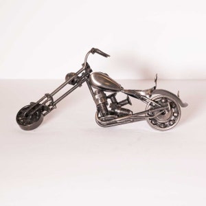 Hand Made Welded Motorcycle Model Bike, Gift for Riders, Motorcycle Lovers, Man Cave, Father's Day