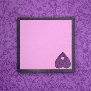 Spiderweb Planchette - Sticky Notepad (StickyNotes, Office Supplies, Accessories, Planchette, Writing, Notes, Witchy Vibes)