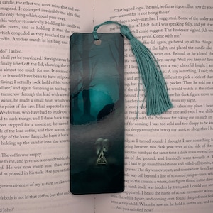 Hex Hunt - Glossy Bookmark (Booklover, Book Hoarder, Reading, Book Dragon, Hex Totem, Dead by Daylight, Red Forest, Original Art)