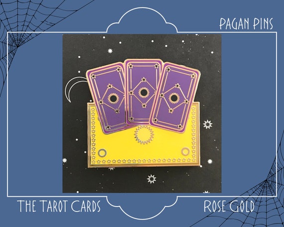 Pinsanity Tarot Card Enamel Lapel Pin