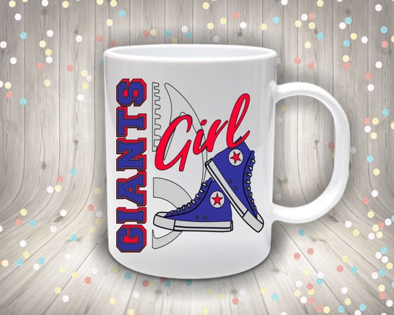 Ny Giants Girl Coffee Mug Etsy