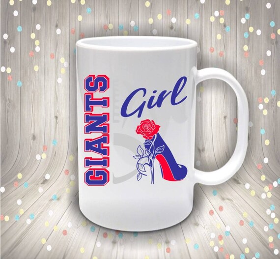 Ny Giants Girl Coffee Mug Etsy