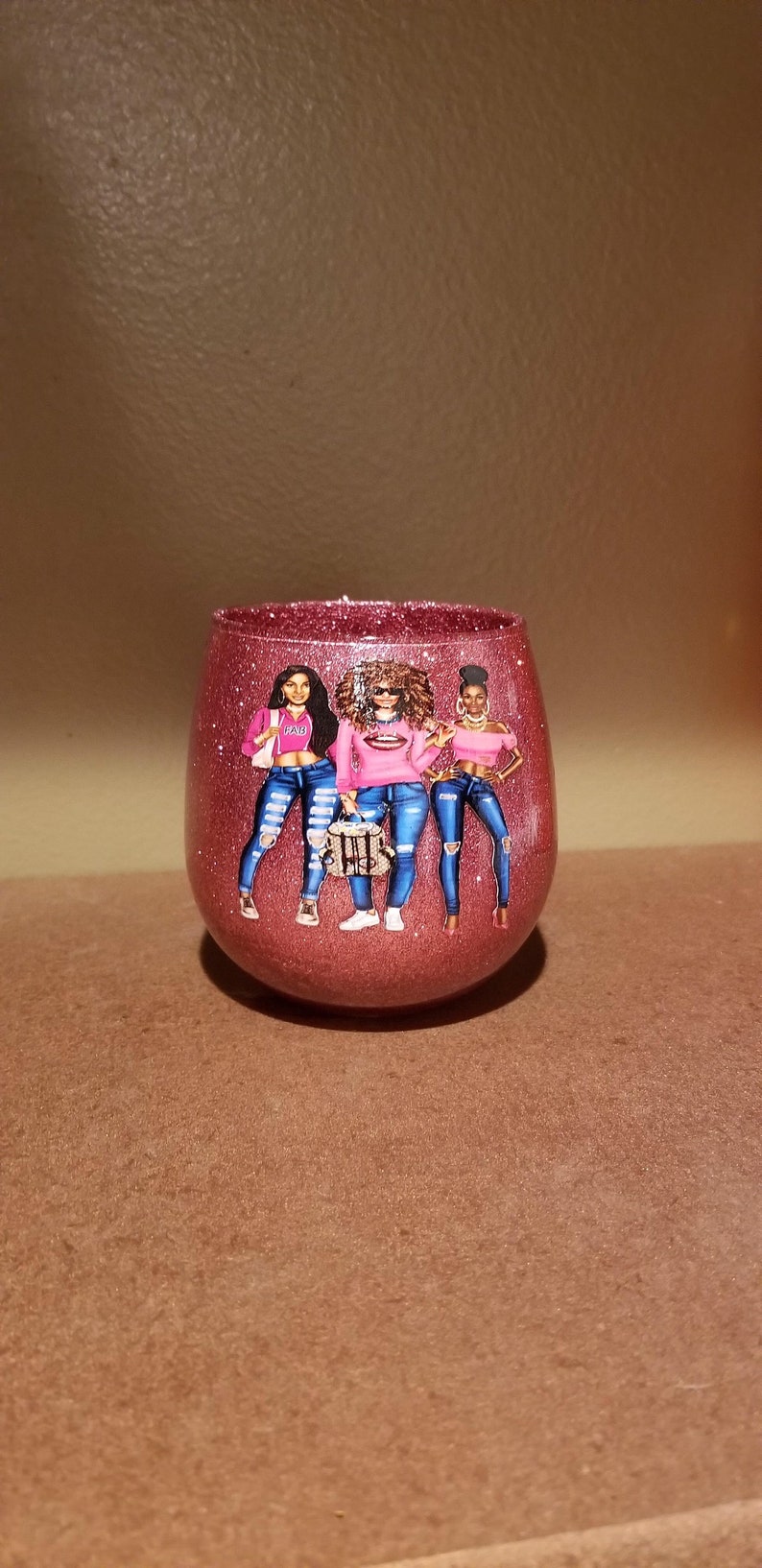 Aka Paraphernalia Makeup Brush Holder Pink Glitter Makeup Etsy