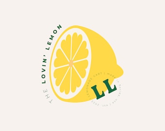 Restauranglogotyp - Varumärkesbyggande - Fruktlogotyper - Företagslogotyp - Matblogglogotyp - Lyxlogotyper - Handritad logotyp - Juicelogotyp - Anpassad logotypdesign