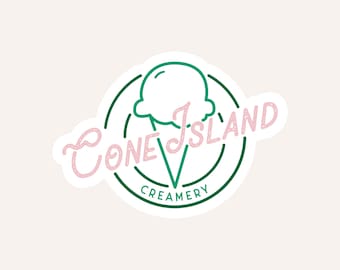 Anpassad logotypdesign + varumärkesbyggande: Dessert, Gelato, FroYo-företag