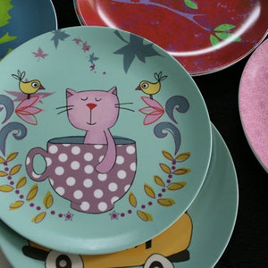 Melamine plate ' my kitten ' image 1