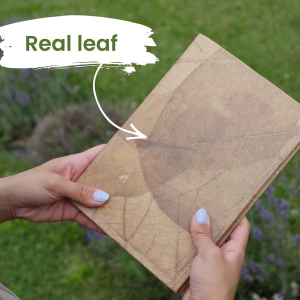 Real Leaf Notebook
