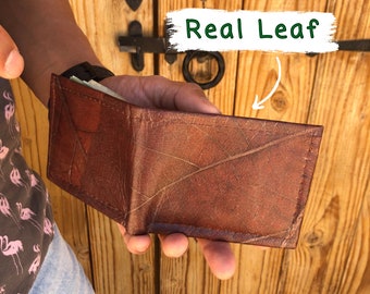 Real Leaf Folding Wallet