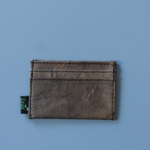 Real Leaf Slim Wallet Gray