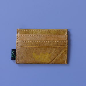 Real Leaf Slim Wallet Yellow