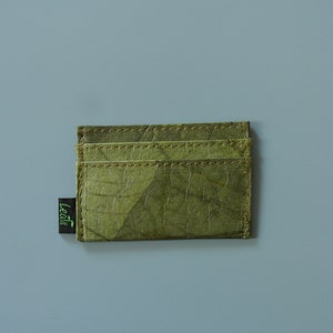 Real Leaf Slim Wallet Green