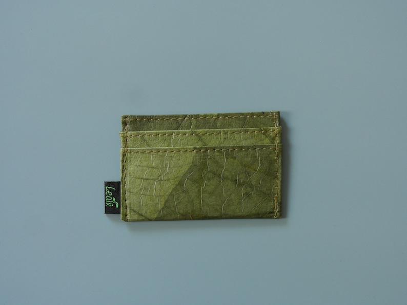 Real Leaf Slim Wallet Green
