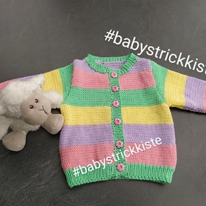 Babystrickjacke Gr. 62-68