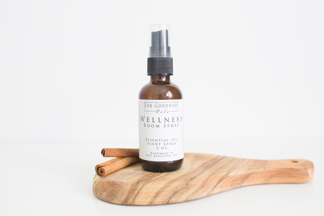 Cinnamon and Clove Scented Antiseptic Room Spray, All Natural Essential Oil Scent Spray, Linen