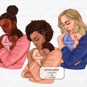 Mom Clipart, Mothers Day Clipart, Mother and baby, Mother and Son, Mother and Daughter, Mother Clipart, Best Mom Clipart, Mommy Clipart