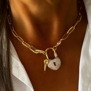 Heart Lock Necklace