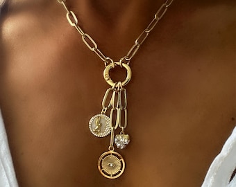 Angel  Protection Charm Necklace