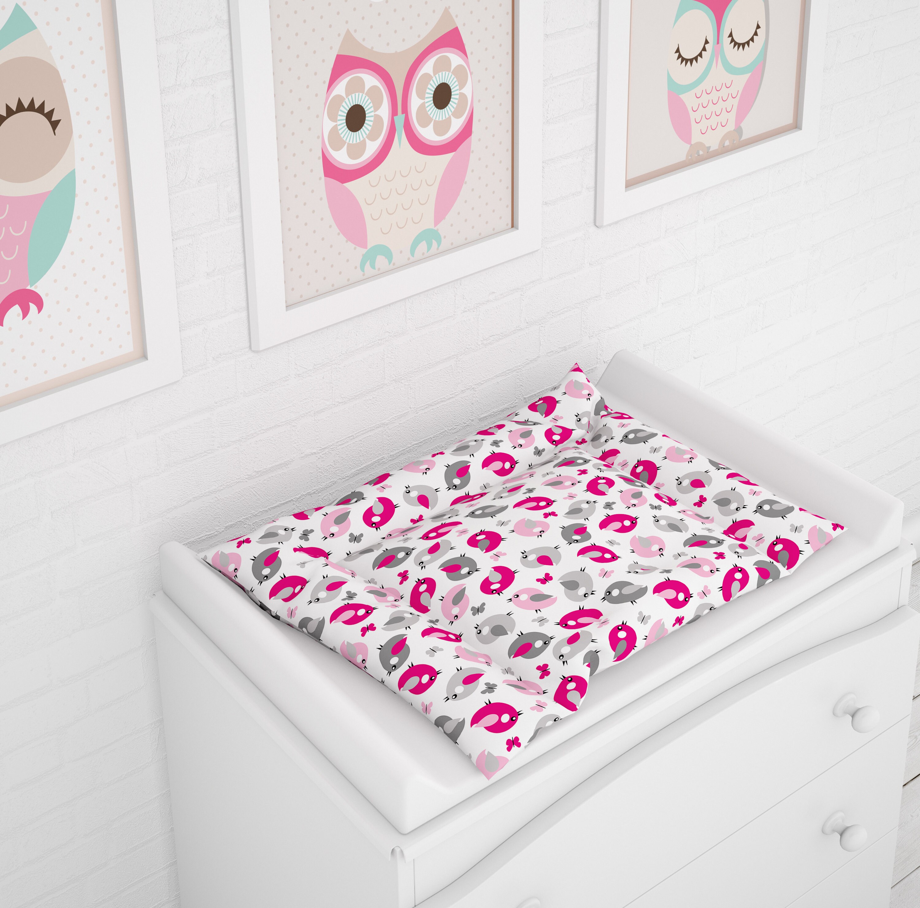 75x70 cm Baby Wickelauflage mit Stickerei A