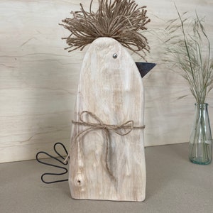 Huhn aus Holz, Holzhuhn, Deko Frühling, Deko Sommer, OsterGeschenk, Kleines Geschenk, Bild 4