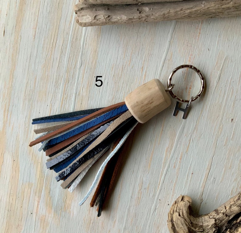 Schlüsselanhänger Taschenanhänger Echt Leder personalisiert 5