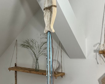 Holzfisch Windspiel