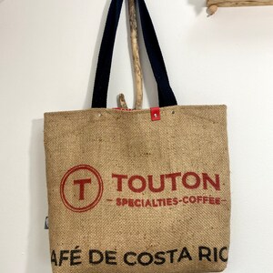 Shopper aus Kaffeesack , Einkaufstasche Jutetasche Bild 4