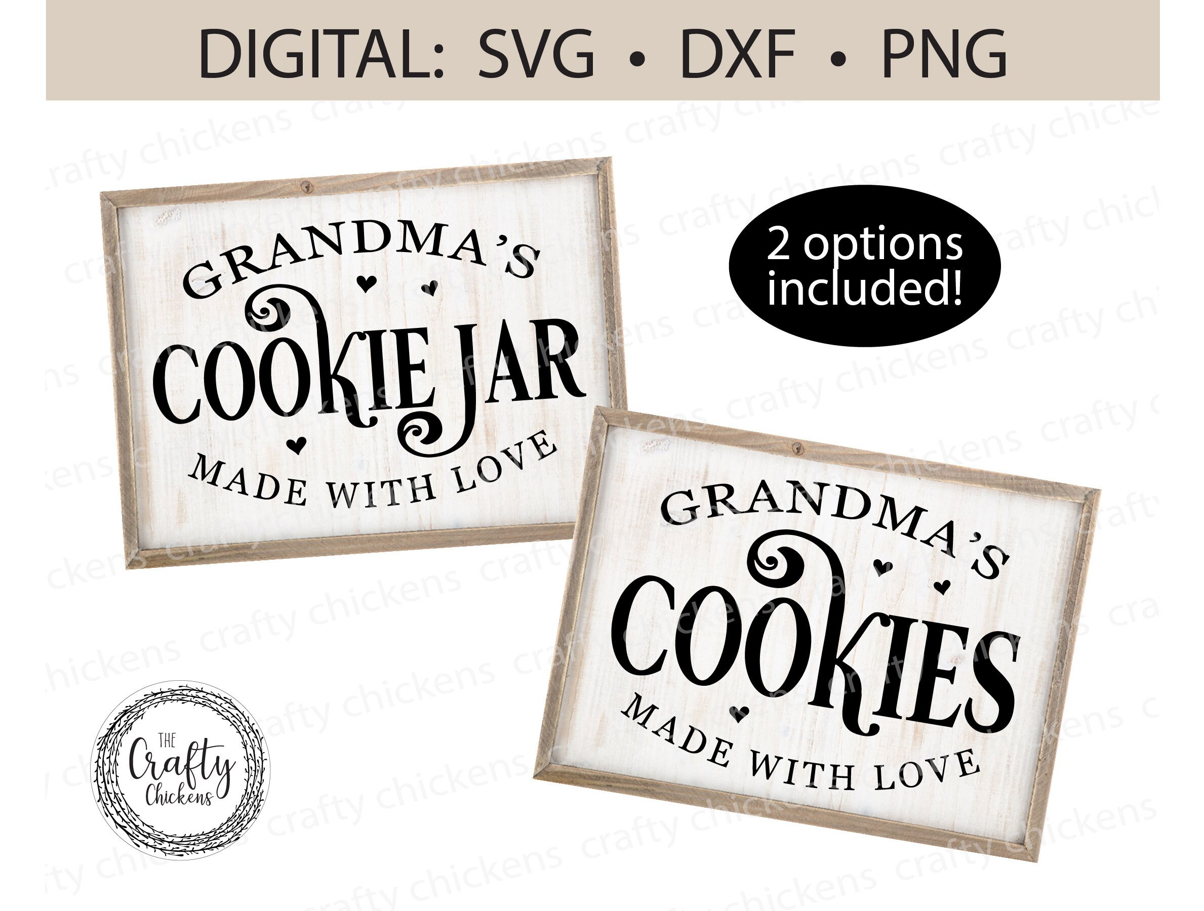 Download Grandma's Cookie Jar SVG / digital cut file / Cricut / | Etsy