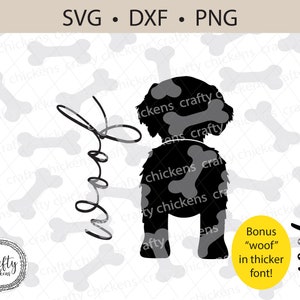Cachorro Golden Retriever SVG / Arquivo de corte digital / Arquivo de corte a laser / Cricut / Silhouette / Glowforge / CNC / woof / golden doodle