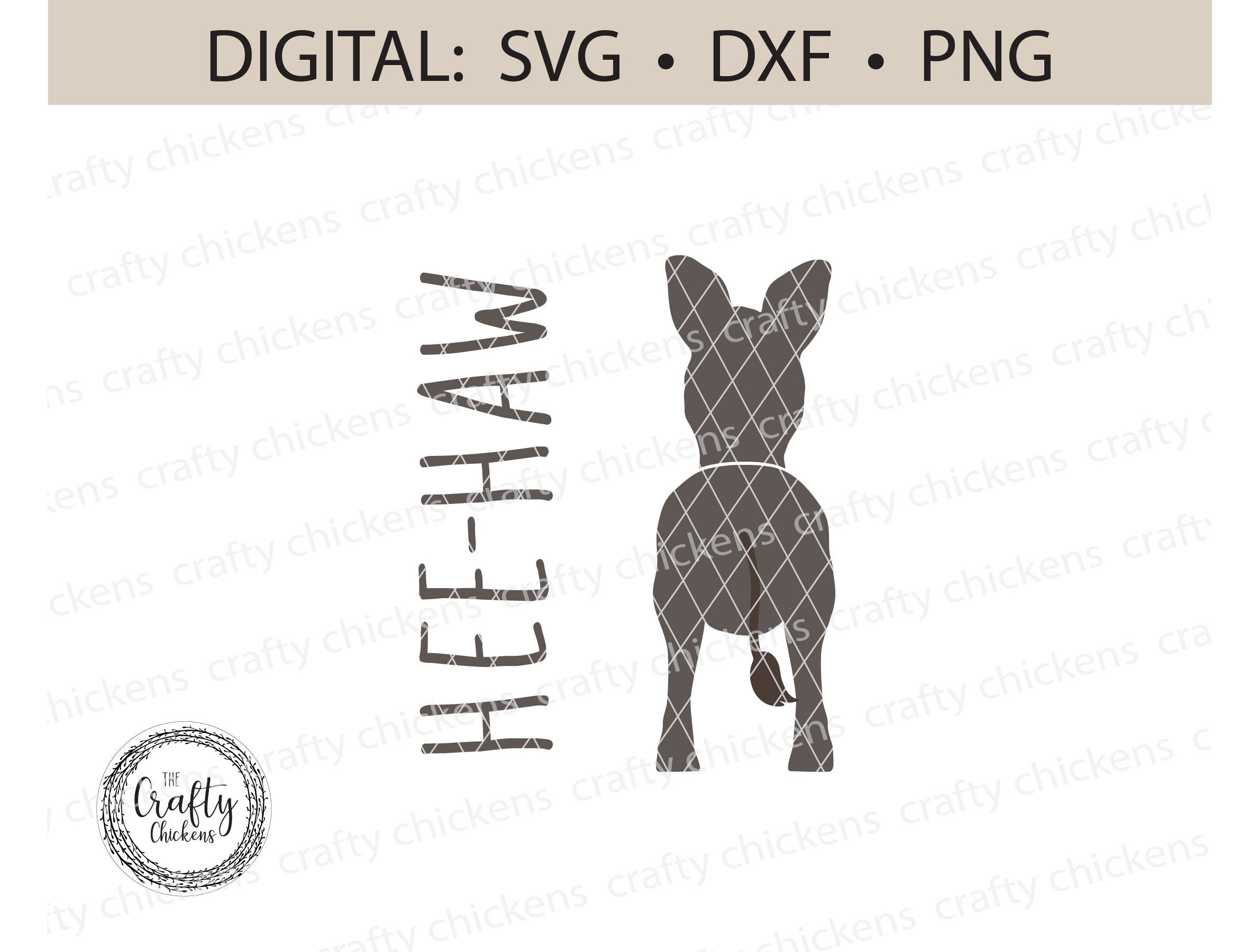 Donkey SVG / Hee-haw / Digital Cut File / Laser Cut File / - Etsy