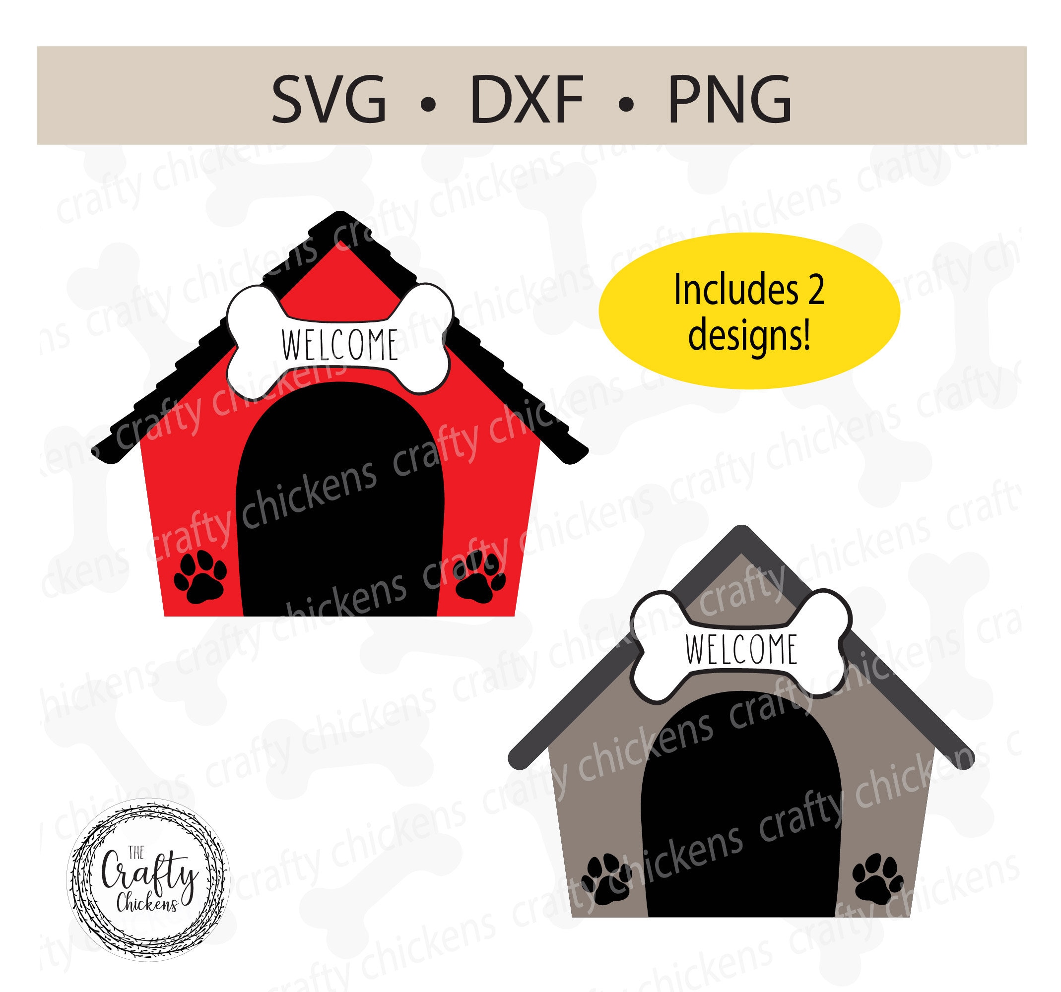 Dog House SVG layerd / Digital Cut File / Laser Cut File / Etsy