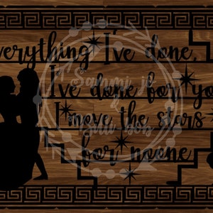 Digital download inspired by Labyrinth movie quote, single layer files to cut SVG PNG JPEG Jpg Cricut Silhouette Personal Commercial