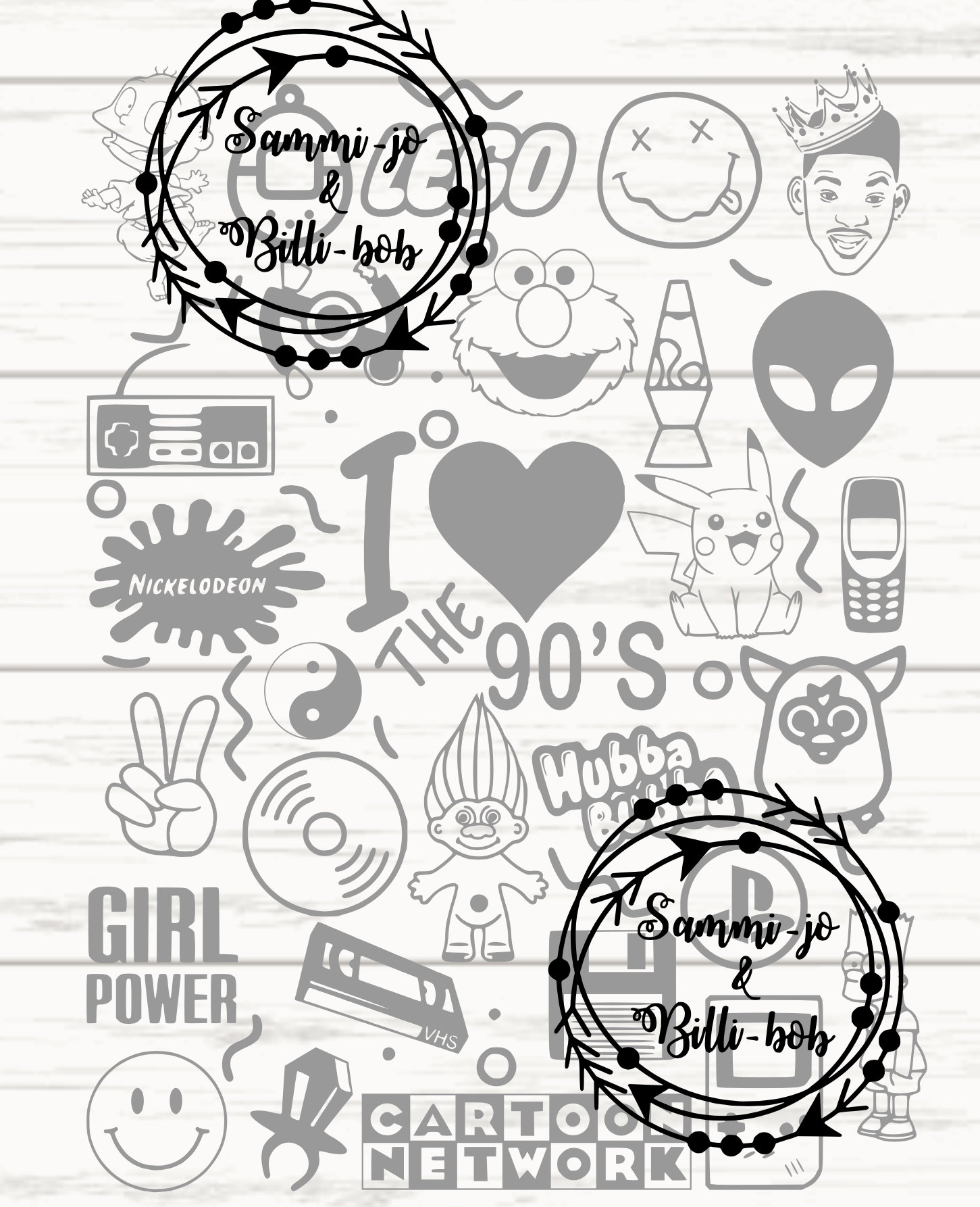 Digital File I Love 90s Throwback Retro Images Collage 1990s Graphics i-love-the-90s-information-live-nation-asia