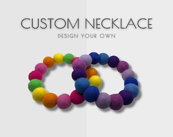 Choisissez vos couleurs | Collier à pompons pour chien et chat