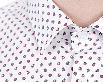 Men's button-up shirt - Funny animal print - Alternative clothing